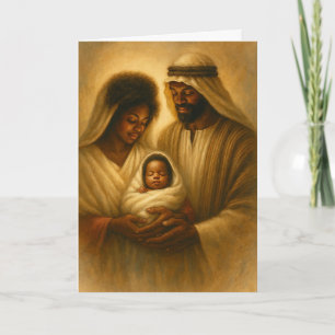 Afroamerikanische Weihnachtskarte   Schwarze Weihn Karte