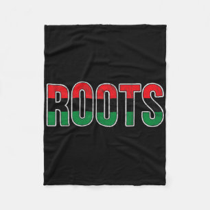 Afroamerikanische Wurzeln - Panafrikanische Unions Fleecedecke