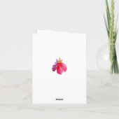 Afroamerikanischer Abschluss geklappt Danke Karte (Rückseite)