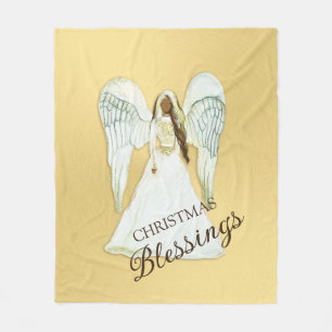 Afroamerikanischer Angel Fleece Blanket