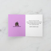 Afroamerikanischer Anzug und Krawatte Vatertag Karte (Innenseite)