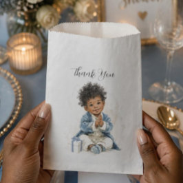 Afroamerikanischer Baby-Jungen Geschenktüte Geschenktütchen