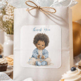 Afroamerikanischer Babyjunge Aufkleber