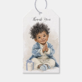 Afroamerikanischer Babyjunge Geschenkanhänger
