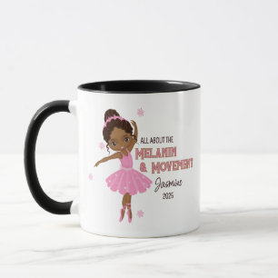 Afroamerikanischer-Ballerina-Kaffeebecher Tasse