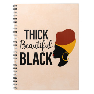 Afroamerikanischer Black Pride BLM Melanin Königin Notizblock