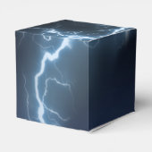 Afroamerikanischer Boy Superhero Birthday Geschenkschachtel (Rückseite)