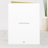 Afroamerikanischer Coupons-Jubiläumskarte Karte (Rückseite)