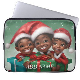 Afroamerikanischer Elf Laptopschutzhülle