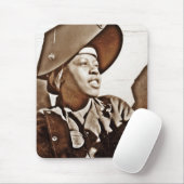 Afroamerikanischer Frauenpatrioten Mousepad (Mit Mouse)