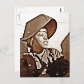 Afroamerikanischer Frauenpatrioten Postkarte (Vorne/Hinten)
