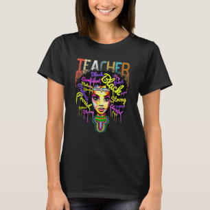 Afroamerikanischer Geschichtslehrer für Schwarze S T-Shirt