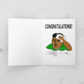 Afroamerikanischer Glückwunsch Karte (Innenseite)