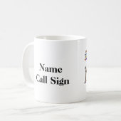 Afroamerikanischer Ham Crazy Brew Shack Becher Kaffeetasse (Vorderseite Links)