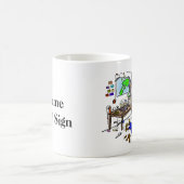 Afroamerikanischer Ham Crazy Brew Shack Becher Kaffeetasse (Mittel)