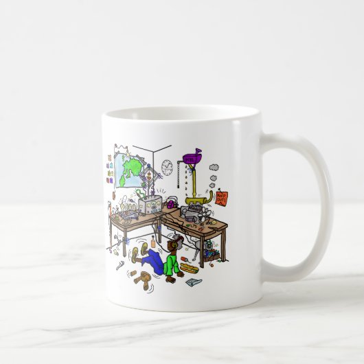 Afroamerikanischer Ham Crazy Brew Shack Becher Kaffeetasse (Rechts)