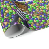 Afroamerikanischer Junge Geburtstag Geschenkpapier (Rolleneckpunkt)