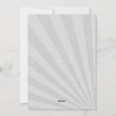 Afroamerikanischer Junggeselinnen-Abschied Feiertagskarte (Rückseite)