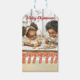 Afroamerikanischer Kids-Geschenkanhänger Geschenkanhänger