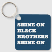 Afroamerikanischer Männer Motivierend Schlüsselanh Schlüsselanhänger (Vorderseite)