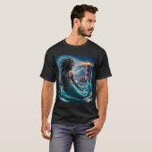 Afroamerikanischer Meermann T-Shirt (Vorne ganz)