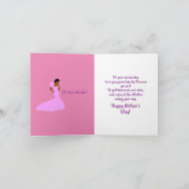 Afroamerikanischer Muttertagskarte Karte (Innenseite)