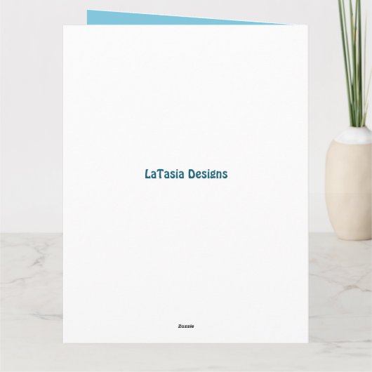 Afroamerikanischer Pastor Ogee Hintergrund Geburts Karte (Rückseite)