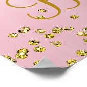 Afroamerikanischer Princess Baby Dusche Begrüßungs Poster (Ecke)