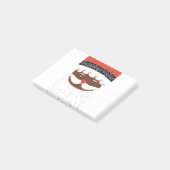 afroamerikanischer Santa Post-it Klebezettel (angewinkelt)
