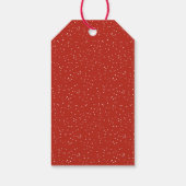 Afroamerikanischer schwarzer Weihnachtsmann Geschenkanhänger (Rückseite)