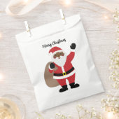 Afroamerikanischer schwarzer Weihnachtsmann Geschenktütchen (Ausgeschnitten)