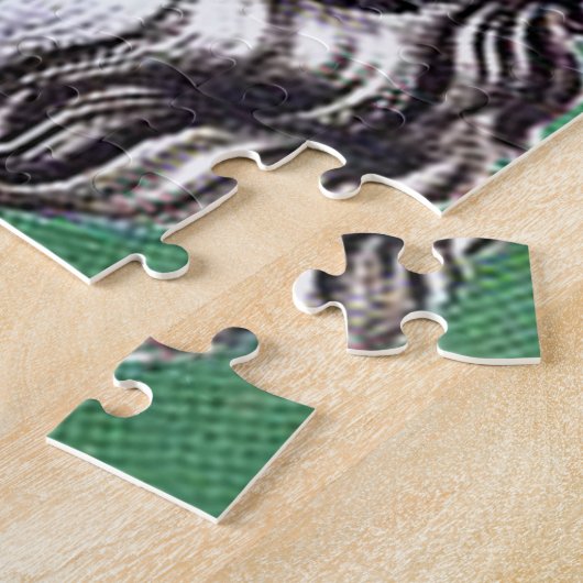 Afroamerikanischer schwarzer Weihnachtsmann Puzzle (Seite)