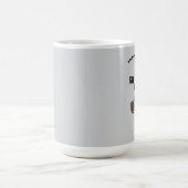 Afroamerikanischer Softwareentwickler Gitarrist Kaffeetasse (Mittel)