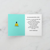 Afroamerikanischer Sohn Happy Birthday Card Karte (Innenseite)