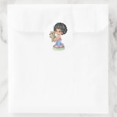 Afroamerikanischer Sticker (Tasche)