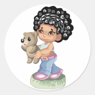 Afroamerikanischer Sticker