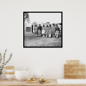 Afroamerikanischer Teamsters 1864 Poster (Küche)