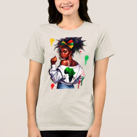 Afroamerikanischer Tee feiert ihr Erbe (Vorderseite)