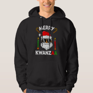 Afroamerikanischer Weihnachten  Fröhliche Kwanzaa  Hoodie