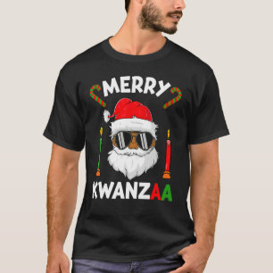 Afroamerikanischer Weihnachten  Fröhliche Kwanzaa  T-Shirt