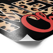 Afroamerikanischer Weihnachts-Messy-Bun Schwarze M Fotodruck (Ecke)