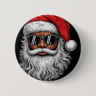 Afroamerikanischer Weihnachts-Pyjama Xmas Afro San Button