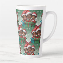 Afroamerikanischer Weihnachtself