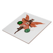 Afroamerikanischer Weihnachtsgebäck Keramik Tile Fliese (Seite)