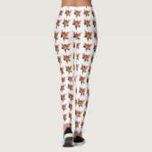 Afroamerikanischer Weihnachtsgebäck Leggings (Rückseite)
