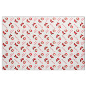 Afroamerikanischer Weihnachtsmann-Brauch Stoff (Fat Quarter (45,7 x 55,9 cm))