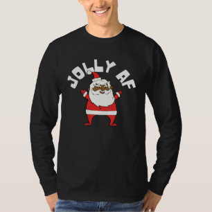 Afroamerikanischer Weihnachtsmann für eine schwarz T-Shirt