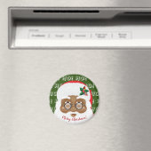 Afroamerikanischer Weihnachtsmann Magnet (In Situ (Geschirrspüler))