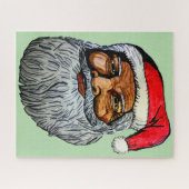 AFROAMERIKANISCHER WEIHNACHTSMANN  PUZZLE (Horizontal)