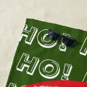 Afroamerikanischer Weihnachtsmann Strandtuch (Beispiel)